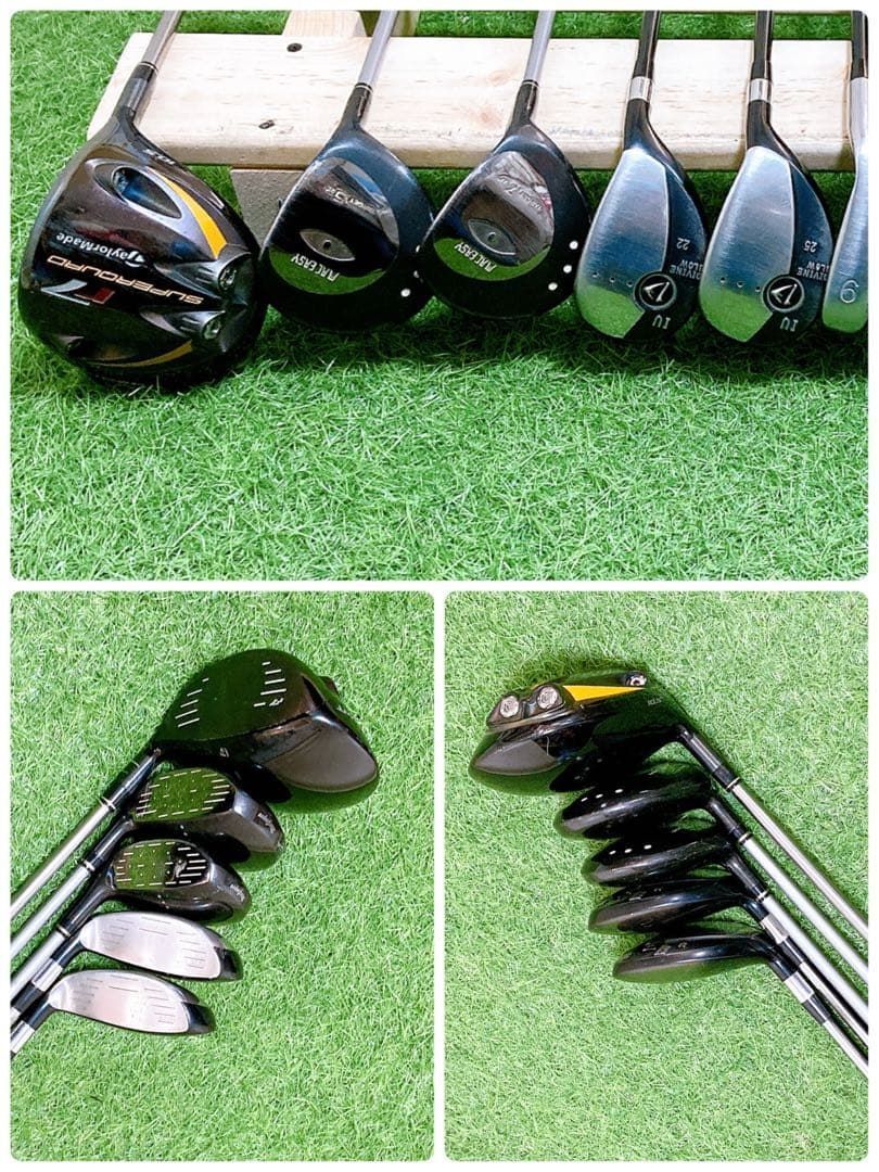H11.テーラーメイド 初心者オススメ ゴルフクラブ メンズセット 13本右