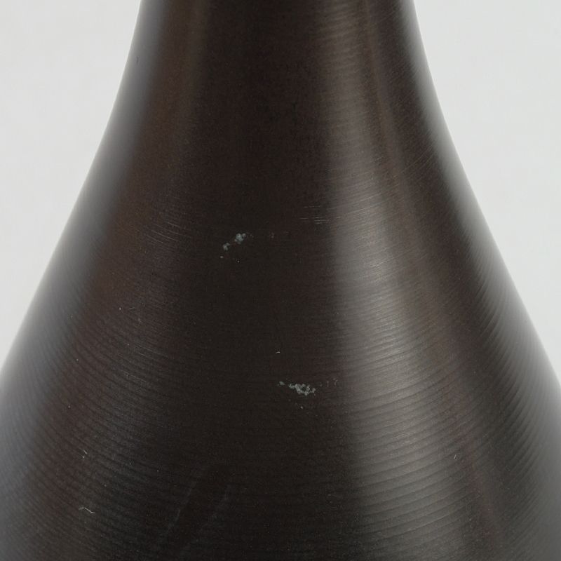 風爐師 一ノ瀬宗辰作 唐銅 鶴首花入 花瓶 共箱 C S544 - メルカリ