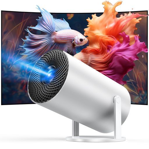 プロジェクター小型 令和6年 新登場!明るさプラス-270°回転-自動台形補正 Wi-Fi 6瞬時接続18000 LM天井投影Bluetooth 5.4300”大画面4 k対応1080 Pプロジェクター家庭用