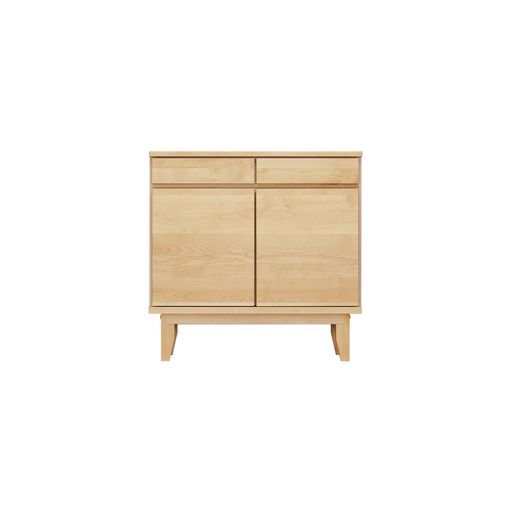 サイドボードキャビネット収納棚オーク幅80 x奥行41 x高さ79 cm 446417