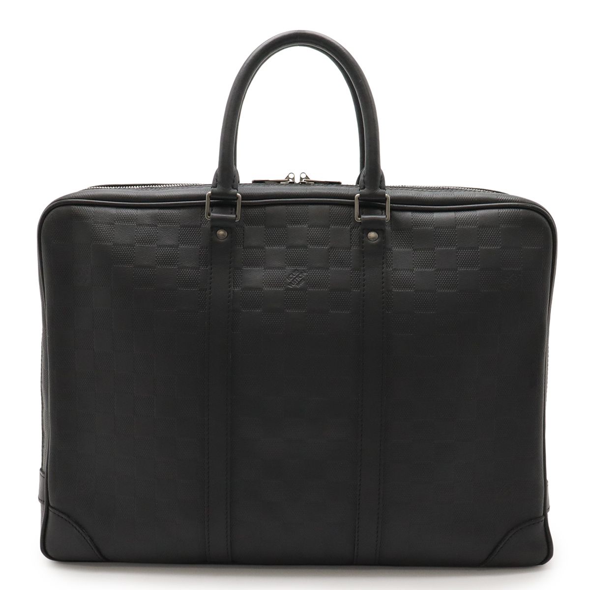 LOUIS VUITTON ルイ ヴィトン ダミエアンフィニ PDV ポルト ドキュマン ヴォワヤージュ ブリーフケース ビジネスバッグ オニキス ブラック N 41146