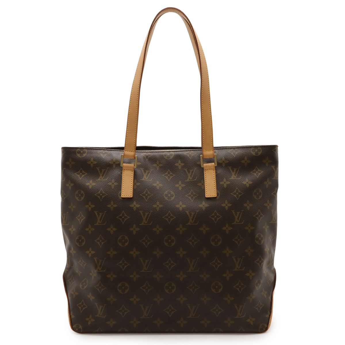 鑑定済 ルイヴィトン カバメゾ トートバッグ ハンドバッグ モノグラム 肩掛け可 LOUIS VUITTON ルイ ヴィトン モノグラム カバ メゾ カバメゾ トート