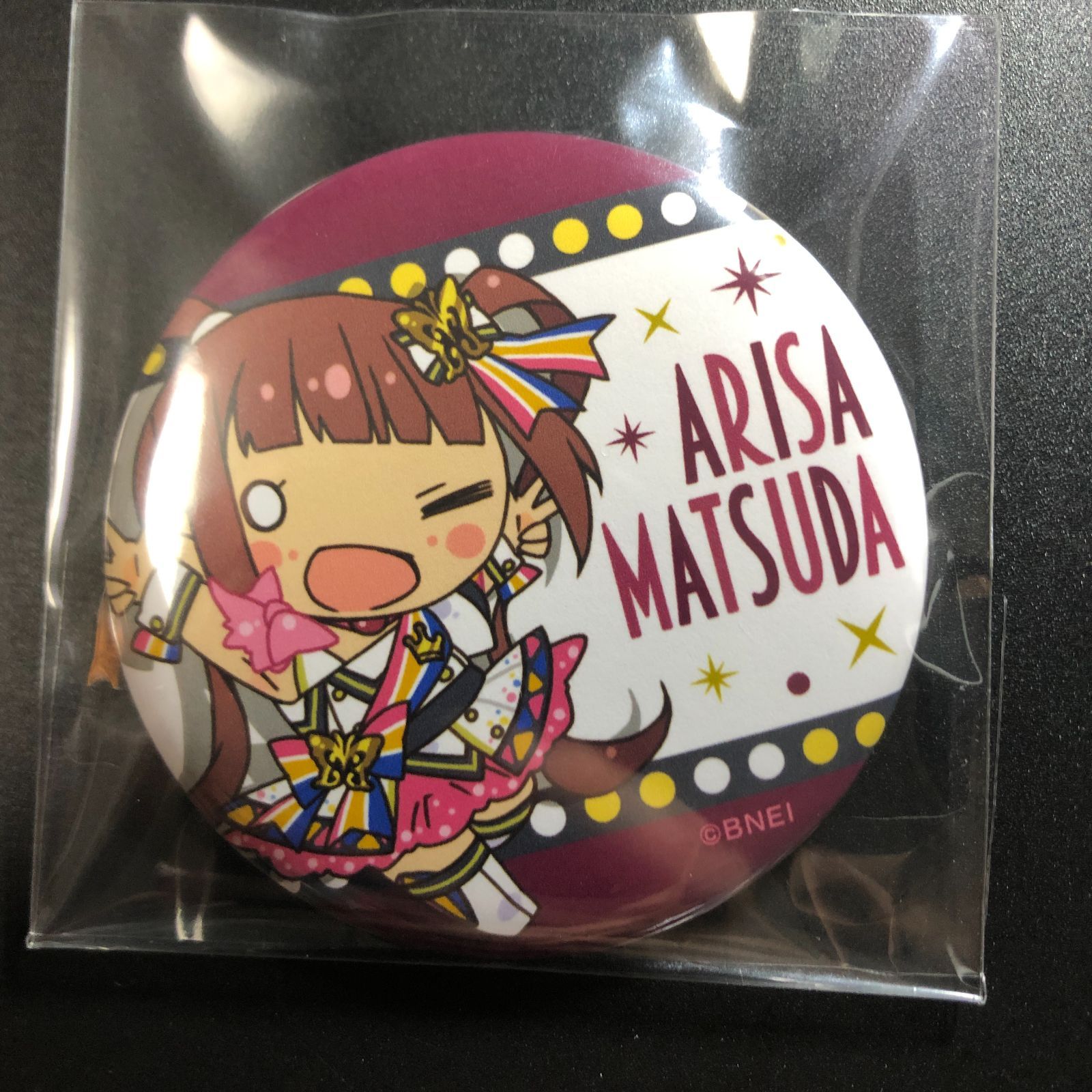 アイドルマスター 松田亜利沙 缶バッジ ミリオンライブ アイマス