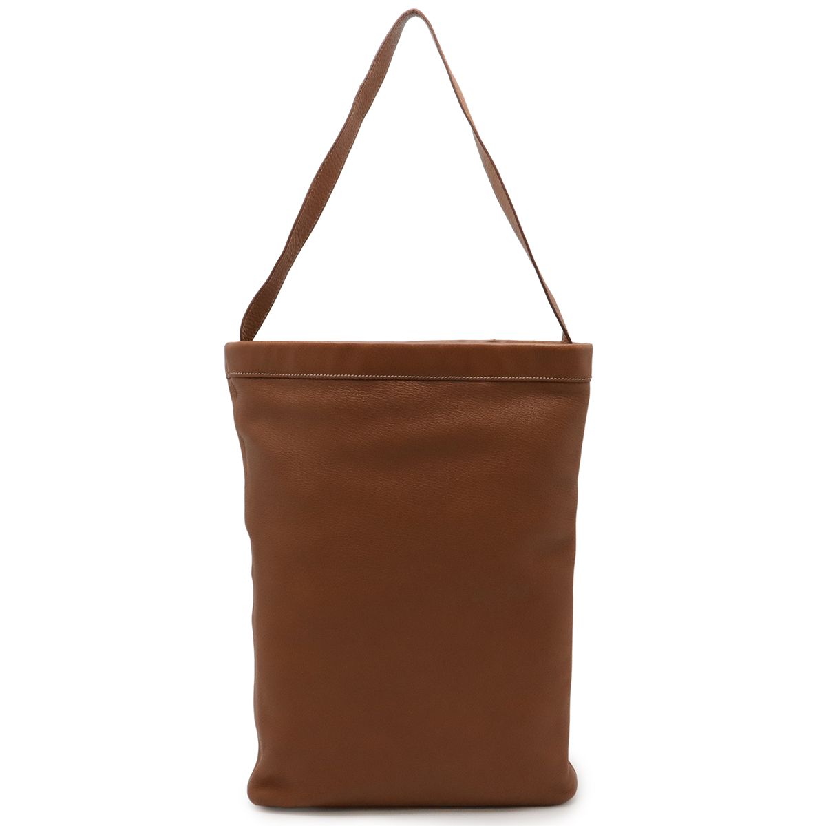 HERMES エルメス ショルダーバッグ ワンショルダー セミショルダー 肩掛け レザー ブラウン 茶