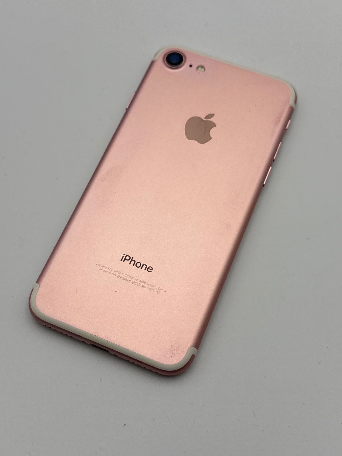 バッテリー容量84％ SIMフリー iPhone7 32GB ローズゴールド au - メルカリ