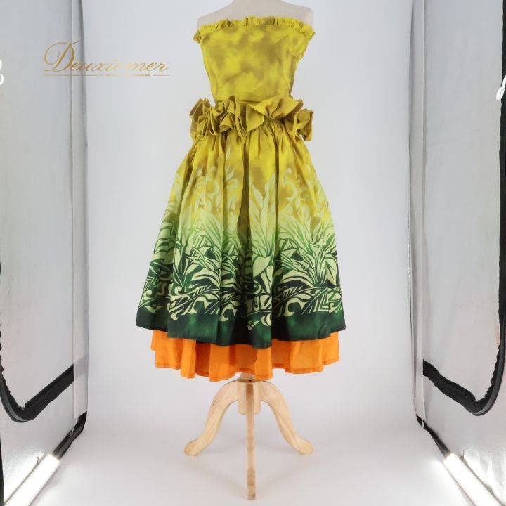 【専用】ALOHA STANDARDS ドレス② フラダンス フラダンス 衣装 ツーピース セットアップ 上下セット アロハ