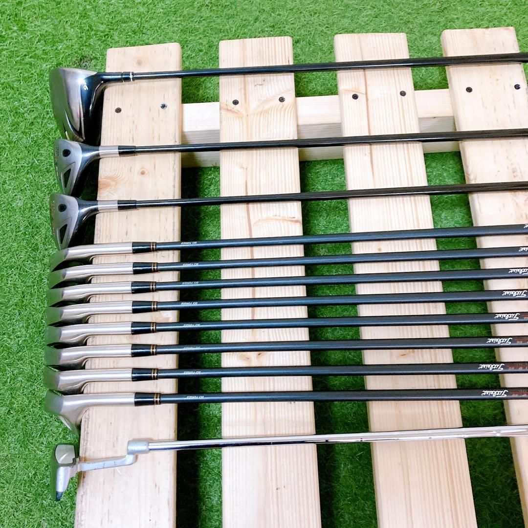 H5.タイトリスト 初心者オススメ ゴルフクラブ メンズセット 右利き 12