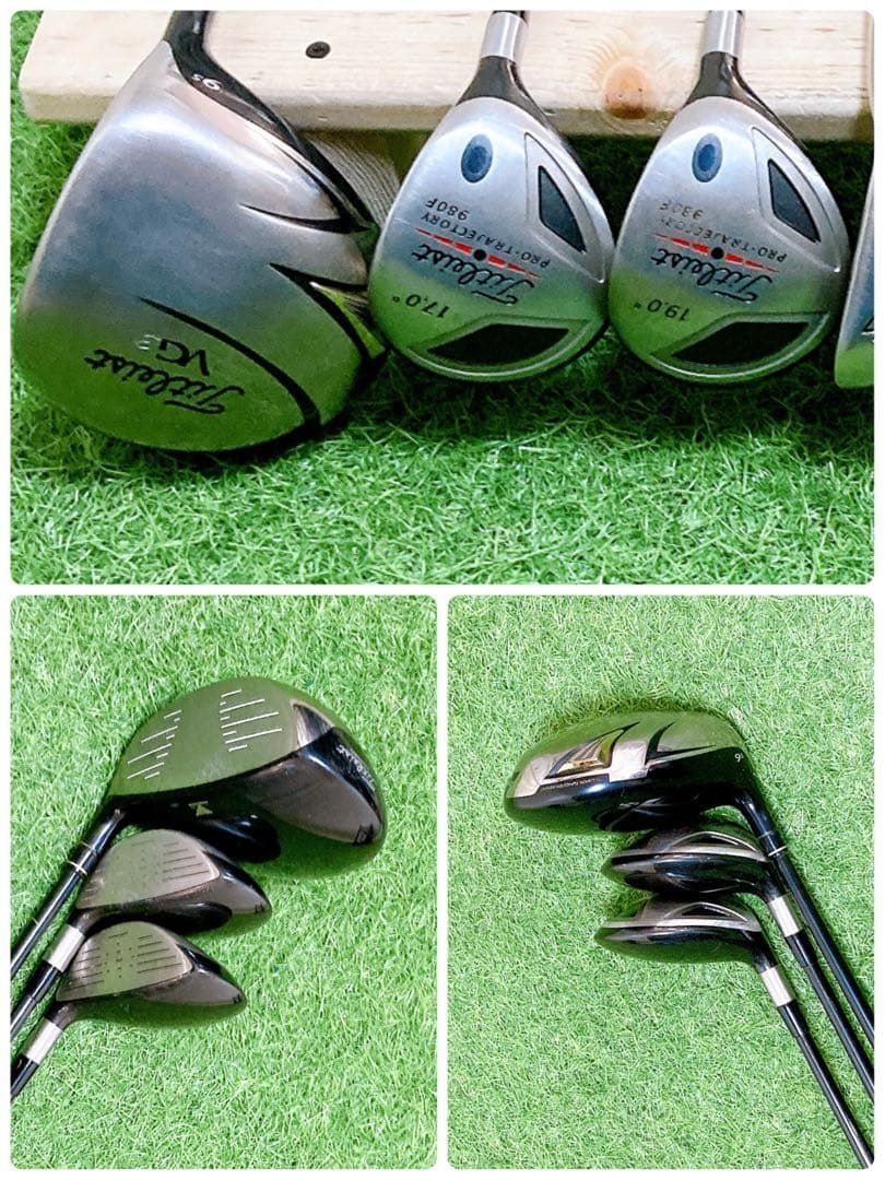 H5.タイトリスト 初心者オススメ ゴルフクラブ メンズセット 右利き 12