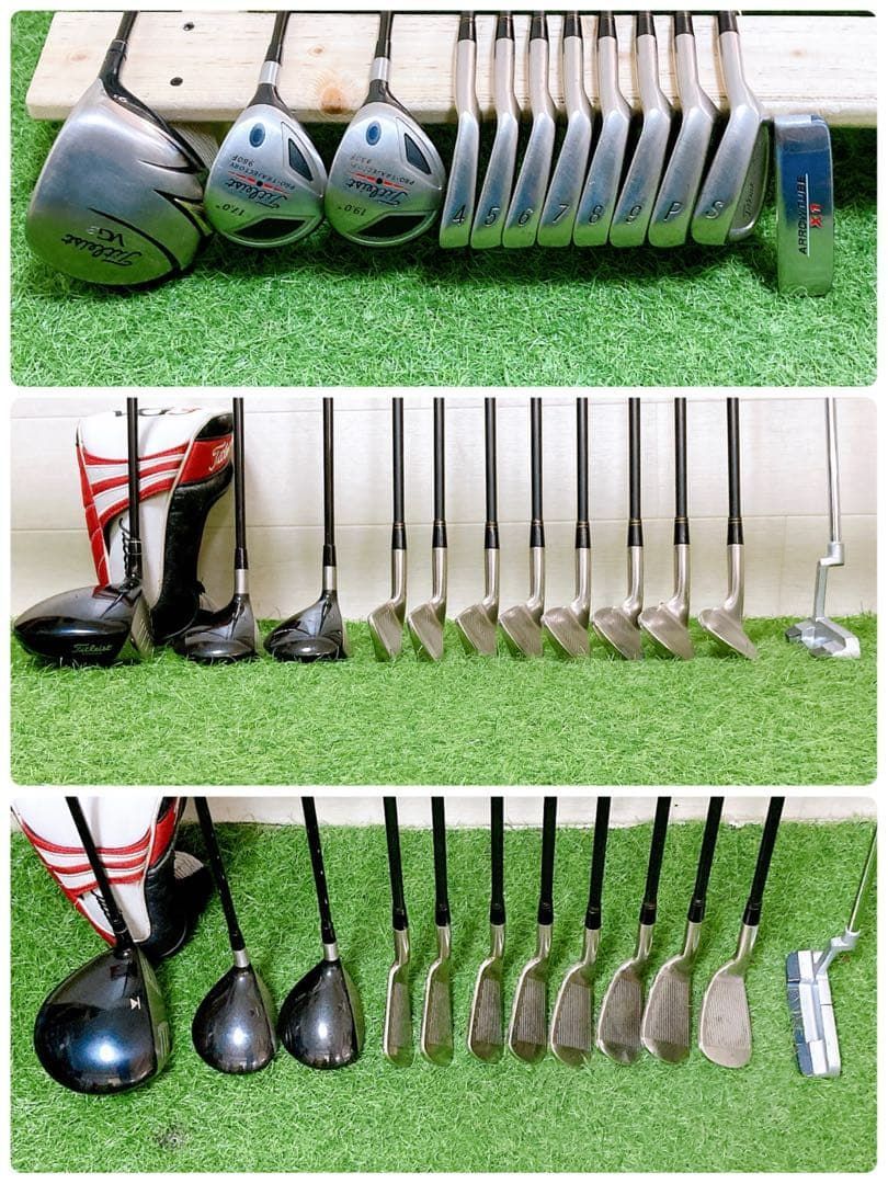 H5.タイトリスト 初心者オススメ ゴルフクラブ メンズセット 右利き 12