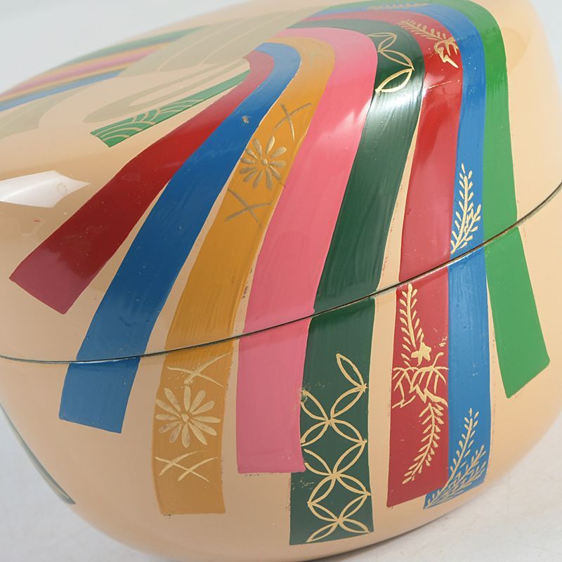 茶道具 輪島塗 川端光峰作 白漆塗 熨斗蒔絵 平棗 共箱 V S546 - メルカリ