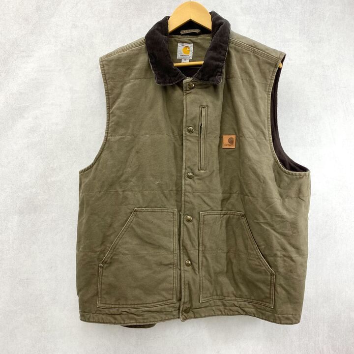 carhartt ダックベスト　ブラウン　XL Carhartt（カーハート） ダウンベスト ベスト ダックベスト メンズ