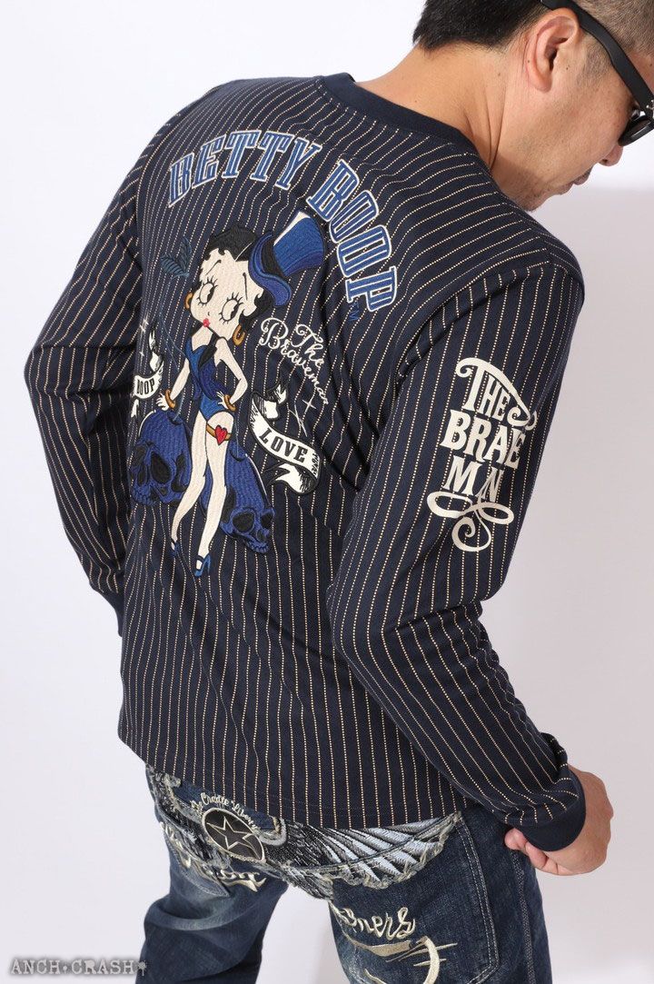 The BRAVE-MAN ベティブープ ロンT BBB-2446 ブレイブマン BETTY BOOP