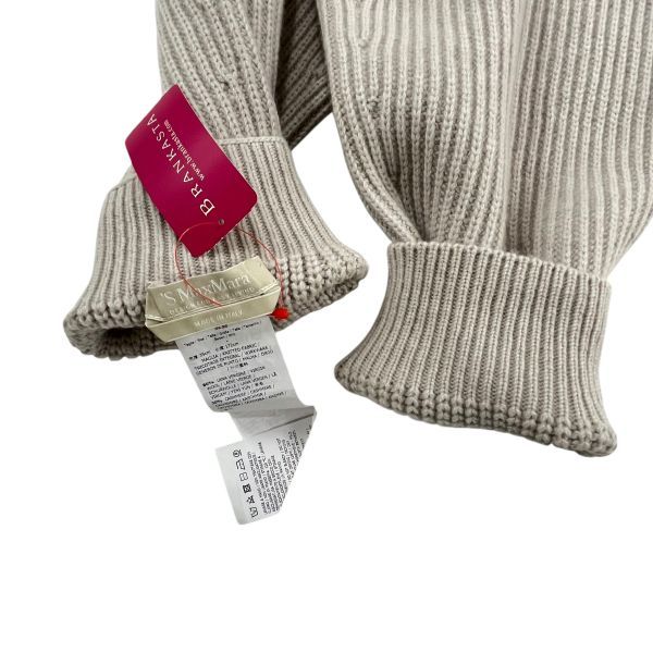  エスマックスマーラ S Max Mara マフラー ニットストール 雑貨 小物 ベージュ バージンウール カシミア レディース 6 V 001 マフラー 小物