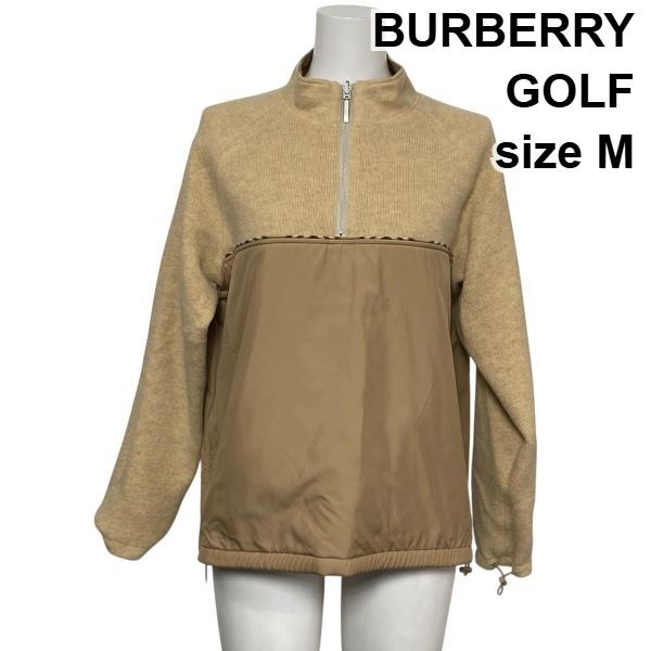 バーバリーゴルフ ハーフジップ ロングセーター　　M〜L ◇ バーバリーゴルフ BURBERRY ハーフジッププルオーバー ブルゾン