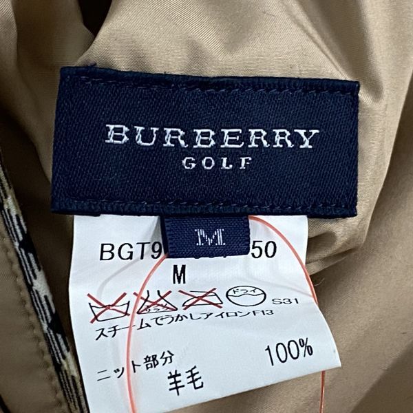 ◇ バーバリーゴルフ BURBERRY ハーフジッププルオーバー ブルゾン