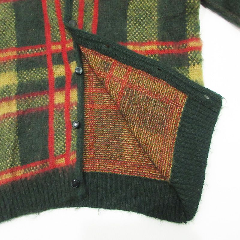 三重本店】 中古 Needles | ニードルス Tartan Mohair cardigan