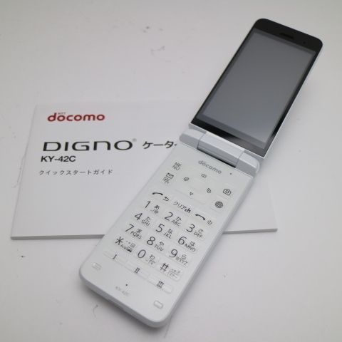 ♥ KY-42 C DIGNO ケータイ ホワイト DoCoMo ガラケー 京セラ 08000