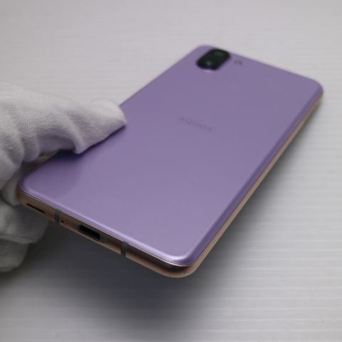 超美品 SHV44 AQUOS R3 ピンクアメジスト スマホ 本体 白ロム 土日祝