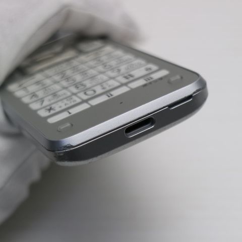 良品中古 903KC Y!mobile DIGNO ケータイ3 シルバー 白ロム 中古 土日