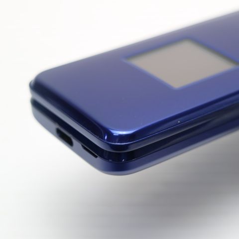 超美品 かんたんケータイ ライト KYF43 ロイヤルブルー 本体 即日発送