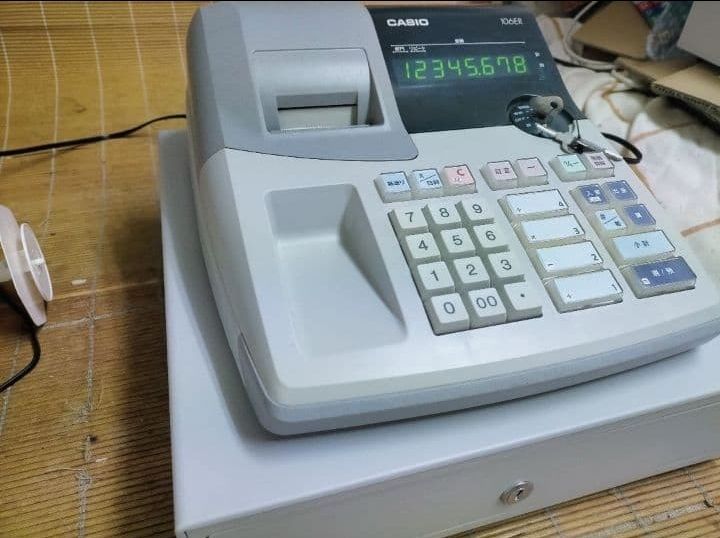 カシオ レジスター 106ER 簡単 便利 特殊 コンパクト 送料無料 匿名配送 カシオレジスター 106ER 簡単便利特殊 送料込 925777 - メルカリ