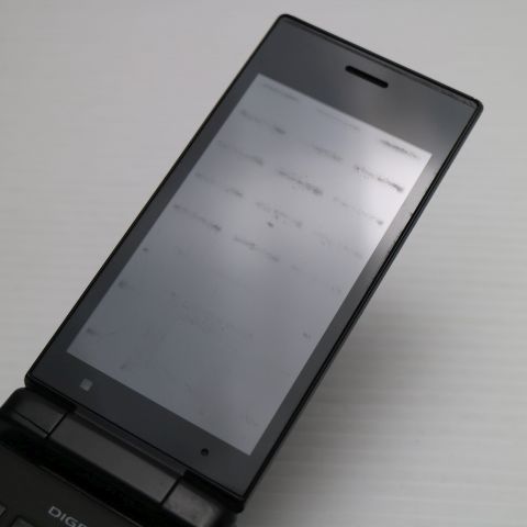 良品中古 701KC DIGNO ケータイ2 ブラック スマホ 本体 白ロム 中古