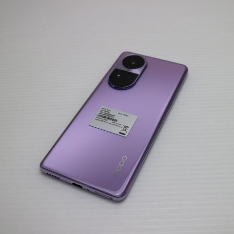SIMフリー OPPO Reno 10 Pro 5 G パープル スマホ 08000