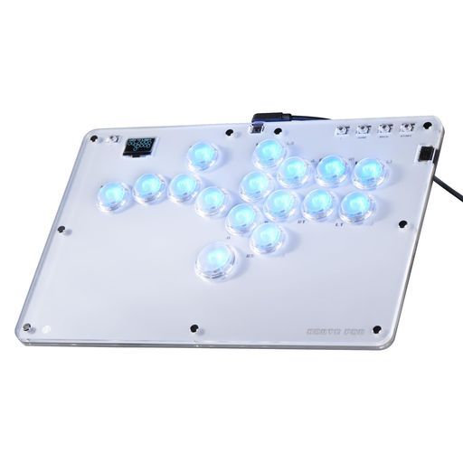 Haute 42アーケードゲーム用レバーレスコントローラR 16 SIXSIRレトロリムシリーズ薄型 小指ボタン 20 6 mm 16キークリスタル薄型スイッチ