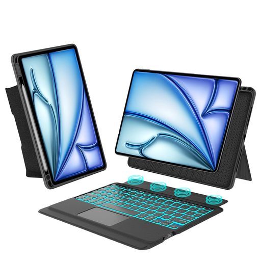 新登場 ipadair 13インチケースキーボード 横|縦置きタッチパッド付きipadpro 12.9キーボード第3|4|5|6世代対応iPadPro 12.9インチケース分離式