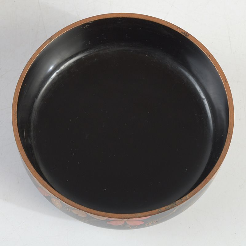 茶道具 蒔絵師 小三郎作 花筏蒔絵 中棗 共箱 V S548 - メルカリ