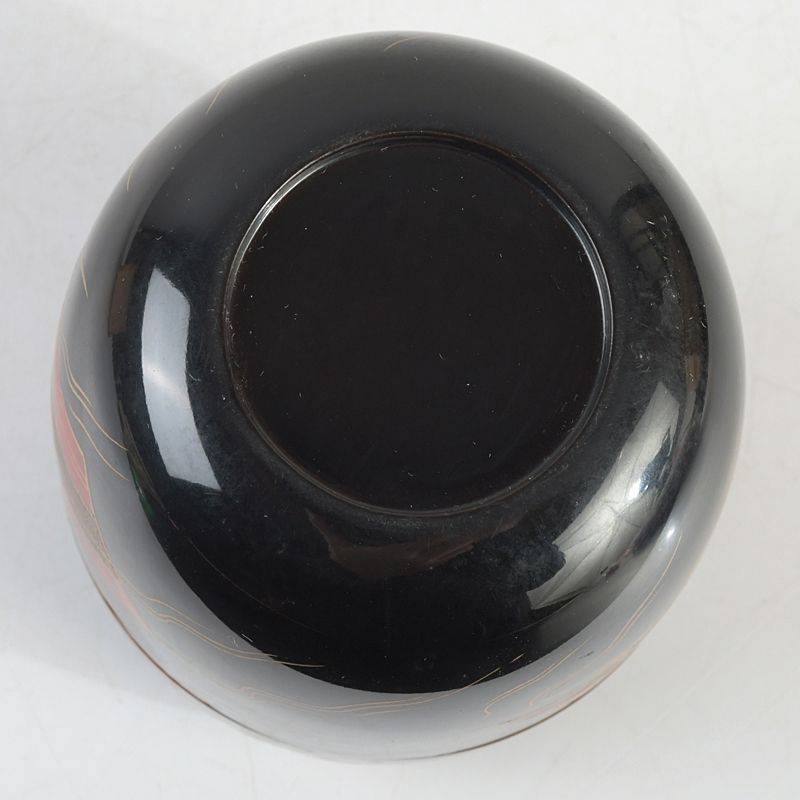 茶道具 蒔絵師 小三郎作 花筏蒔絵 中棗 共箱 V S548 - メルカリ