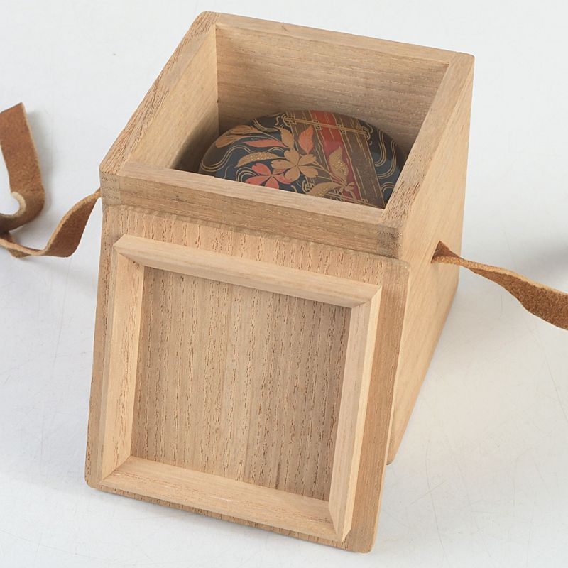 茶道具 蒔絵師 小三郎作 花筏蒔絵 中棗 共箱 V S548 - メルカリ