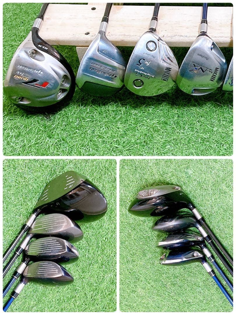 M12.テーラーメイド 初心者オススメ ゴルフクラブ メンズセット 右 15