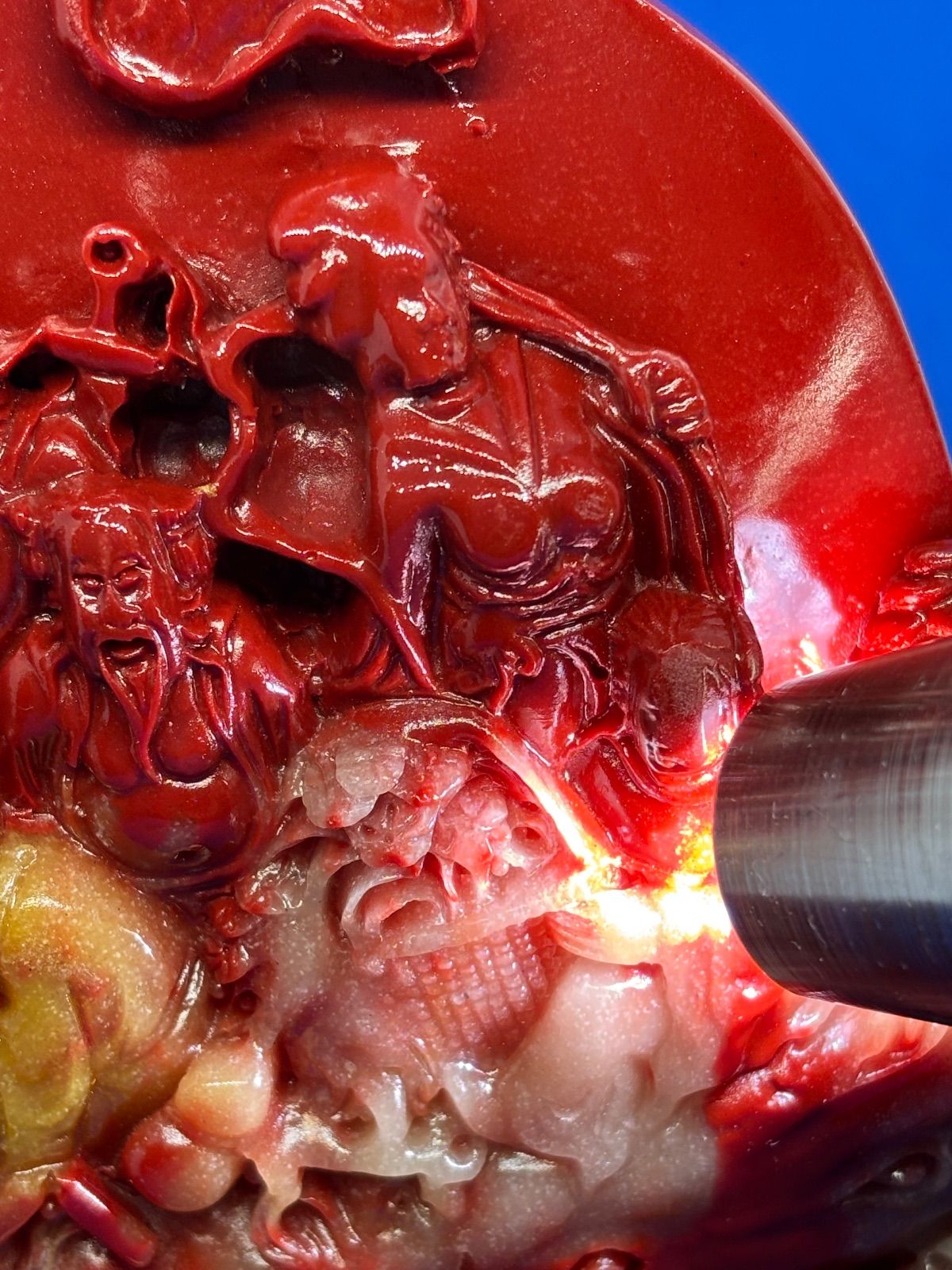 極美品 寿山石荔枝凍 八仙過海 精雕摆件約13×11×3cm370g 5895 - メルカリ