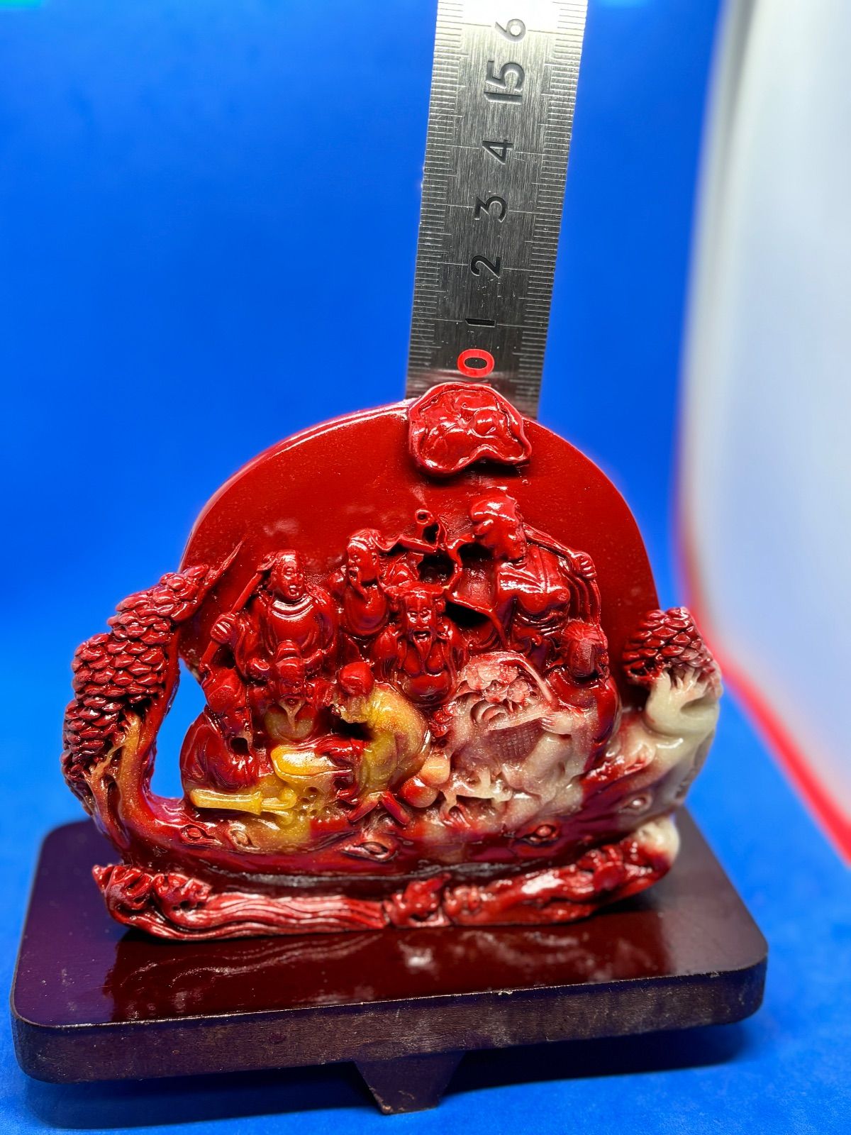 八仙過海 精雕摆件約13