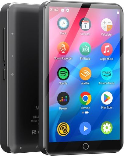 MECHENmp 3プレーヤー4インチwifiBluetooth音楽プレーヤー16 GB内蔵ミュージックプレイヤーAndroid 9.0 MP 4プレーヤー多機能デジタルオーディオプレーヤースピーカー内蔵検索機能付き