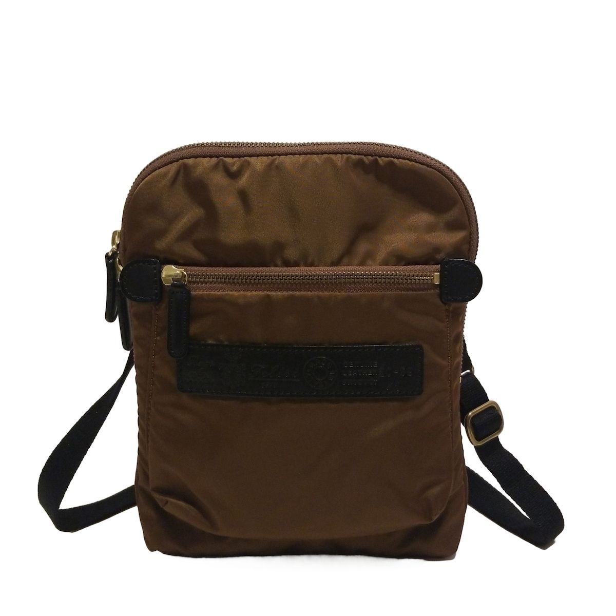 Felisi フェリージ ショルダーバッグ - 20-59|1 ブラウン×黒 ミニバッグ|斜めがけ レザー