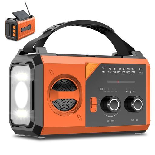 PSE認証済み20000mAh大容量バッテリー】防災ラジオ多機能ラジオ手回し