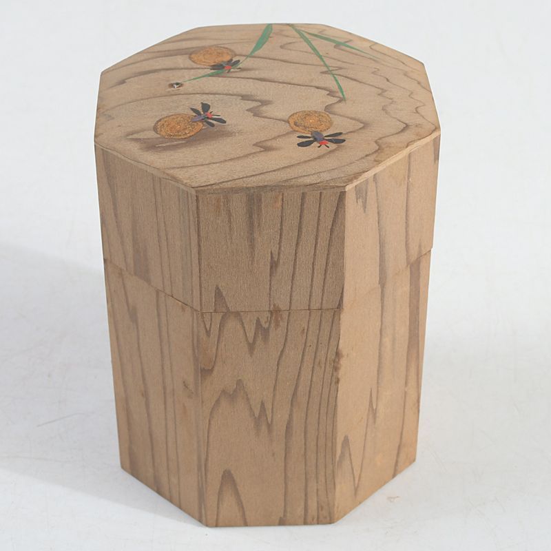 茶道具 越前塗 中出松峰造 神代杉 蛍文 八角茶器 共箱 V S550 - メルカリ