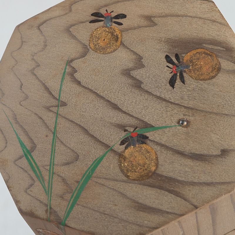 茶道具 越前塗 中出松峰造 神代杉 蛍文 八角茶器 共箱 V S550 - メルカリ