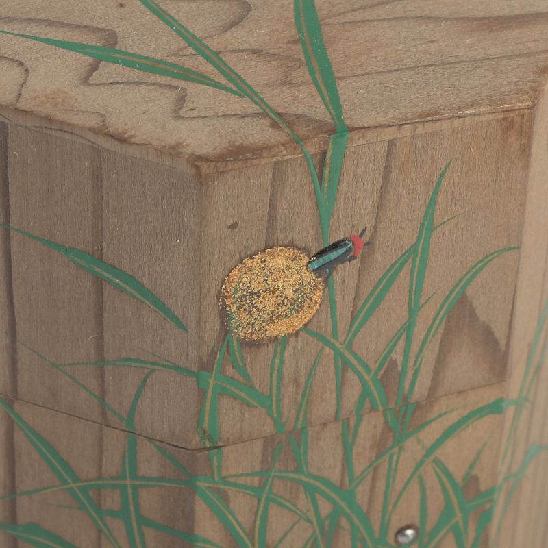 茶道具 越前塗 中出松峰造 神代杉 蛍文 八角茶器 共箱 V S550 - メルカリ