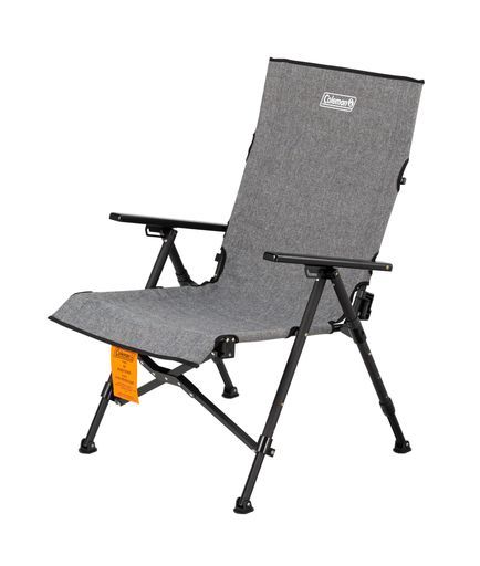 Coleman コールマン レイチェアNX 18 ヘザーグレー アウトドアキャンプ収納ケース付きリクライニング屋外椅子リラックス持ち運びベランダ通気性