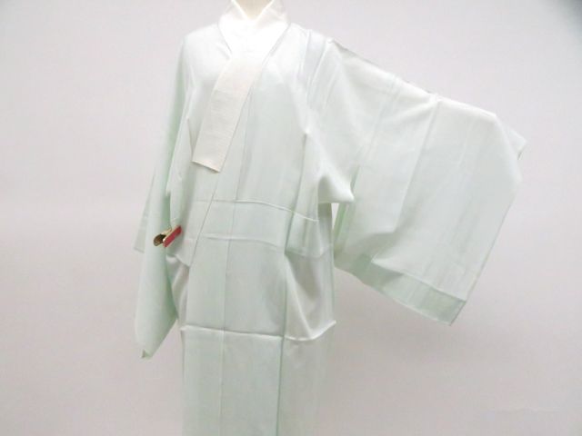 京松 長襦袢 夏物 夏 正絹 着物 身丈約128 cm 裄丈約67 kyo 7 z 12-1563