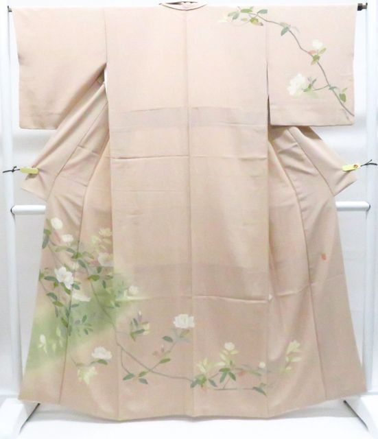 京松 訪問着 加賀友禅 落款入り 正絹 着物 身丈約161 cm 裄丈約64 kyo 7 z 12-1574