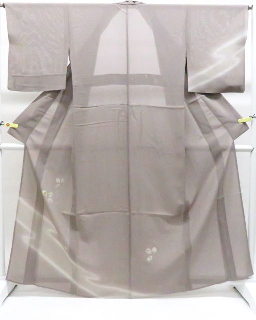 京松 付下げ 縫い紋 夏物 夏 暈し 刺繍 金糸 正絹 着物 身丈約164 cm 裄丈約64.5 kyo 7 z 12-1575