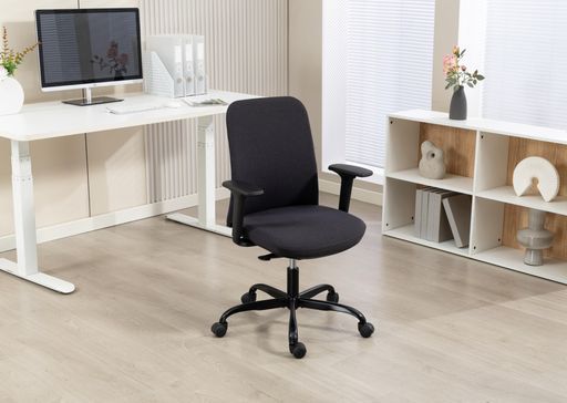 BIFMA認定 オフィスチェア肘掛けデスクチェア疲れない 人間工学 椅子 腰サポート 360度回転 高さ調整 多段傾斜ロック SGS認証シリンダー 背もたれと座面はメモリーフォ…