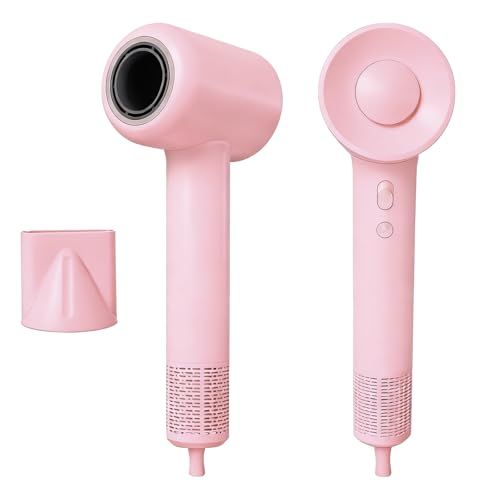 BAGEBER ドライヤー 斬新デザイン 15 s速乾 大風量1300 W 低騒音 コンパクト 軽量 小型 2段階温度-2段階風量調節 NTC温度制御 過熱損傷防止 メモリー機能 2億イオン ナノケア ノズル付き プレゼント d 99 c 5 bef