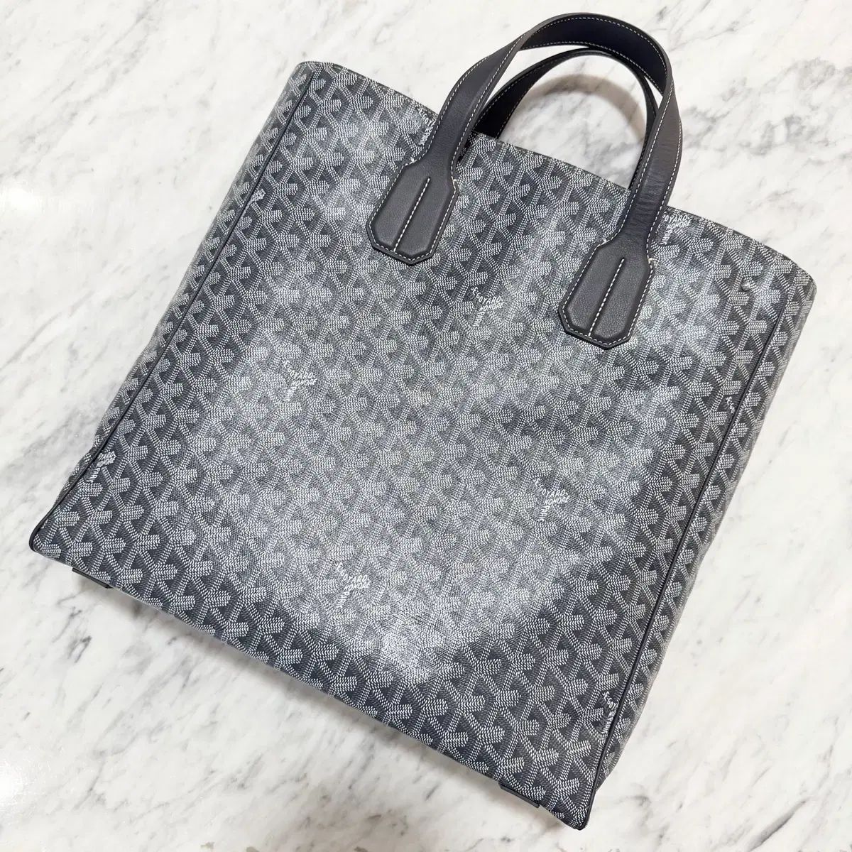 ゴヤール ボルテール トートバッグ グレー