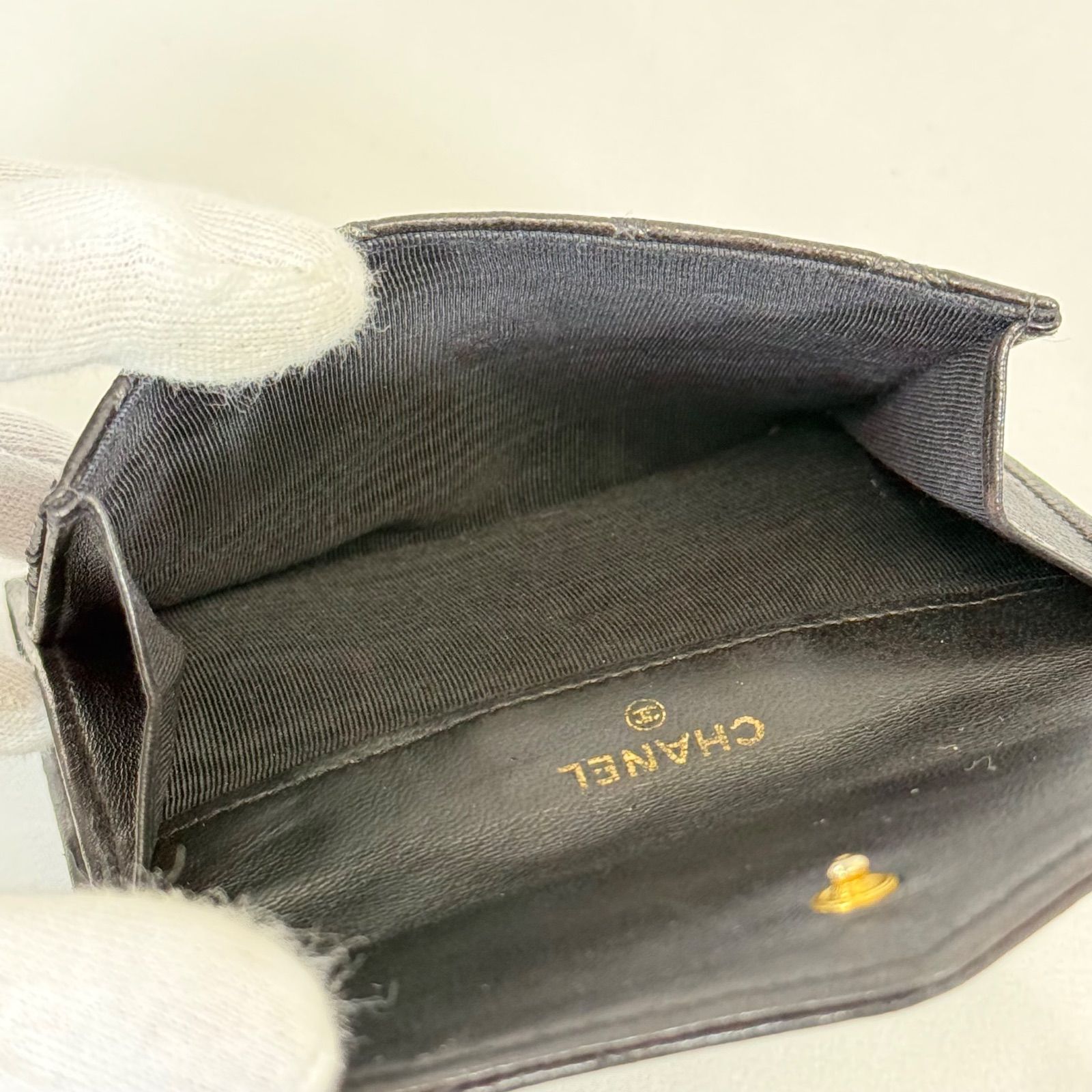 箱付き CHANEL ココマーク ビコローレ ラムスキン ロングウォレット 箱付き CHANEL ココマーク ビコローレ ラムスキン ロングウォレット