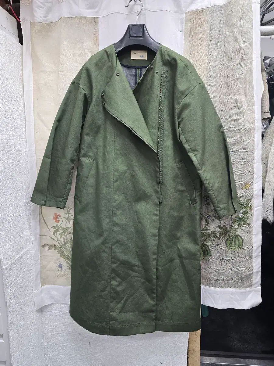 コットン カーキ マウンテンパーカー コート